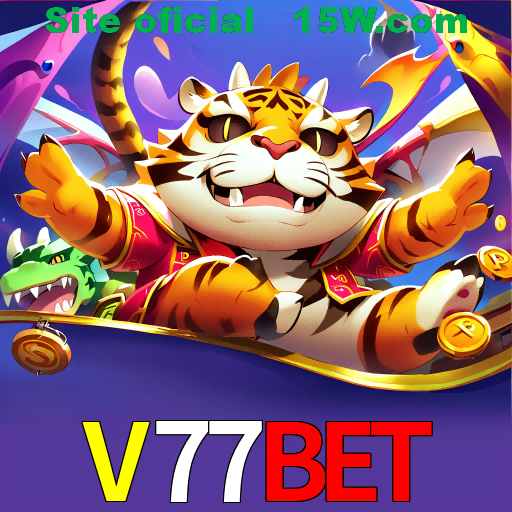 Imagem promocional da V77Bet mostrando a plataforma e suas vantagens